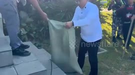 Snake caught at military air base in the Philippines hours before president's flight to India
