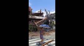 Typhoon Co-may damage left behind in the Philippines