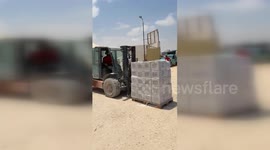 Turkish Red Crescent sends 165 trucks of food aid to Gaza via Rafah Crossing