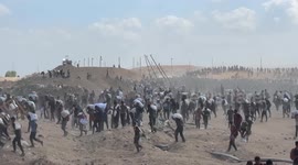 Palestinians flock to Netzarim corridor to seek humanitarian aid in Gaza