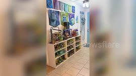 Woman spends tens of thousands to transform home into Monsters Inc-themed house
