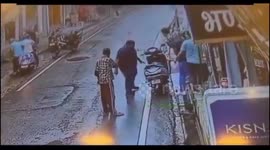 India: Bull attacked a man, threw him 10 feet in the air and threw him down