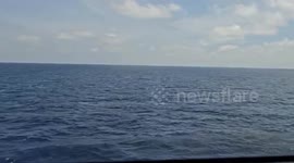 Chinese warships lurk during naval drills between India and the Philippines