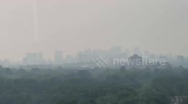 US: Smoke From Canadian Wildfires Creates Hazy Skies Over Boston 2