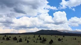 Shifting skies above Pikes Peak, Colorado, USA