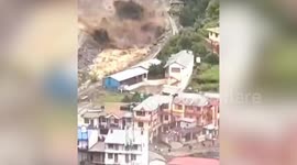 Rain triggers horror flood that wipes out village in India 'killing dozens'