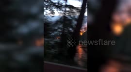 Canada: Wildfire reported near Cameron Lake in western Canada