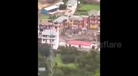 India: After the cloudburst, people were seen running to save their lives