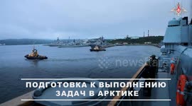 Russian Northern Fleet warships complete Arctic deployment preparations
