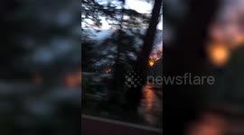 Wildfire reported near Cameron Lake in western Canada