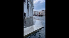 Venice Streets Sink Into Sea During High Tide