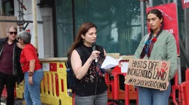 Brazilian Diaspora Protest Against “Devastation Bill” Outside Embassy in Central London