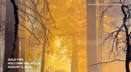 California fire has burned over 33,000 hectares with 9% containment
