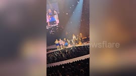Moment Katy Perry halts concert after fan collapses on stage