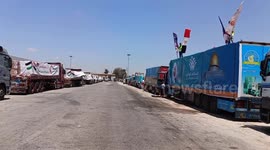 Egypt: Aid trucks enter Gaza via Rafah crossing amid starvation crisis