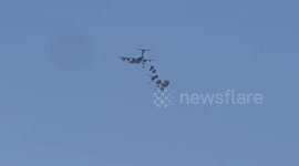 Aid airdropped over Gaza amid ongoing Israeli attacks and blockade