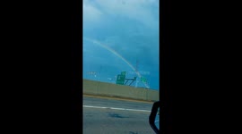 Full Size Rainbow Caught In Clarksville Indiana