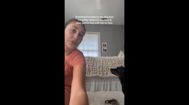 Video captures emotional farewell between woman and dog, video surpasses 2 million views
