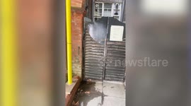 Water leak left for so long red-up residents list it as