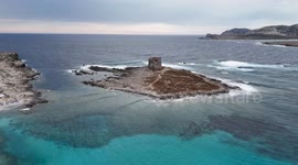 Italy: Sardinian beaches captured in striking drone footage during peak season