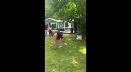Man gets dizzy and falls into bushes during game in Campbellville, Ontario