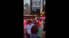 Rabbis and activists arrested during Gaza protest outside Trump Hotel in New York, USA