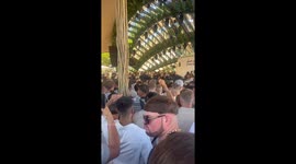 This raver has gone viral overnight being dubbed 'Ibiza's final boss' due to his distinctive look