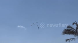 Humanitarian airdrops continue over Gaza as Israeli siege worsens famine