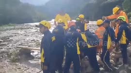 Search for dozens of missing people continues as mudslides cut off Indian village for 3rd day