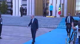 Turkish President Erdogan welcomes Senegalese Prime Minister Sonko in Ankara