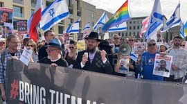 Germany: Pro-Israel Protesters Rally in Berlin