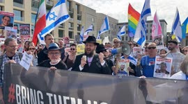Germany: Pro-Israel Protesters Rally in Berlin