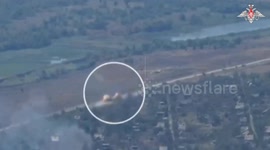 Russia claims drone strikes in eastern Ukraine