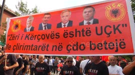 Kosovars protest Hague tribunal's prosecution of former KLA leaders