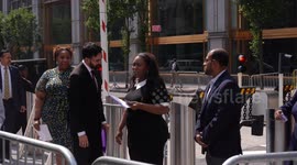 US: Mamdani holds press conference outside Federal Plaza in NYC