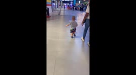 Playful soccer mishap ends in stroller crash in Santo Domingo, Dominican Republic