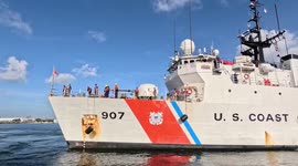 Coast Guard offloads seized drugs worth $88m in Florida