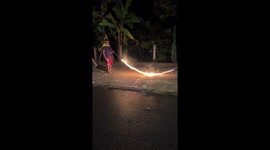 Flaming Jump Rope Fails