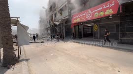 Israeli strike hits eastern Gaza, causing deaths and injuries