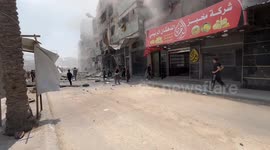 Israeli strike hits eastern Gaza, causing deaths and injuries