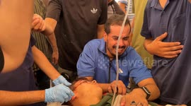 Palestinian teen critically injured by falling aid box in Gaza as airdrop risks mount