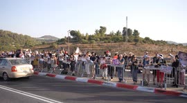 Israel: Residents near East Jerusalem hold solidarity demonstration for Gaza