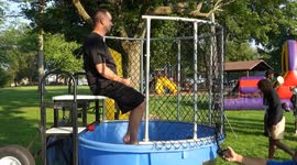 Sgt. Serra Makes a Splash at National Night Out
