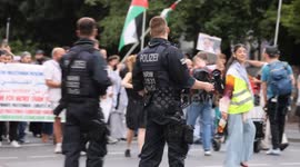 Germany: Hundreds of pro-Palestinian demonstrators rally in Germany's Cologne