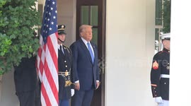 Trump hosts president of Azerbaijan at White House for 'Historic Peace Summit'