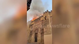 Fire quickly contained after erupting at Cordoba Mosque-Cathedral in Spain