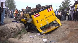 Kenya: 21 killed after high school bus crashes in Kenya