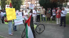 Pro-Palestine protest held in North Macedonia