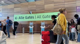 Germany: Berlin Airport Bustling with Tourists in Mid-Summer Rush