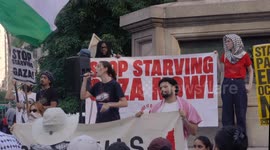 Protesters in New York rally against US-Backed Israeli plan for Gaza